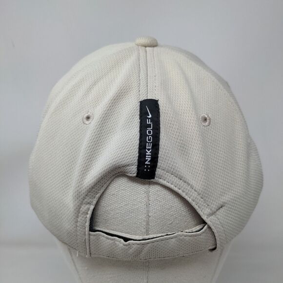Nike Golf Strapback Hat Tan OSFM Adjustable Embroidered Swoosh 6 Panel - Picture 5 of 9